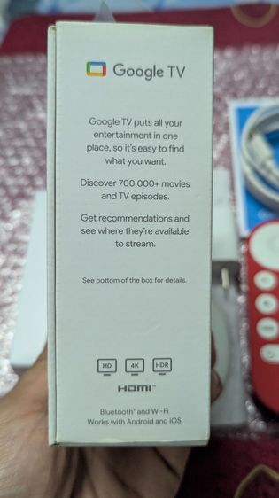 Google Chromecast with Google TV 4K (Gen 4) สภาพนางฟ้า รูปที่ 6
