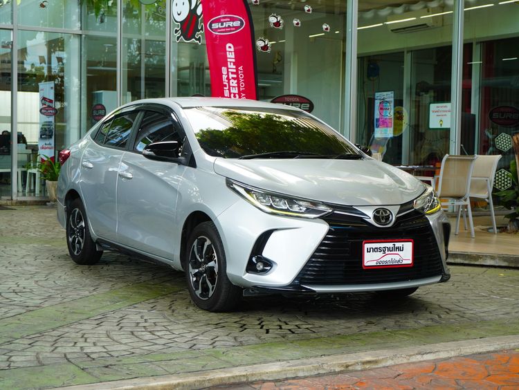 Toyota Yaris ATIV 2020 1.2 Sport Premium Sedan เบนซิน ไม่ติดแก๊ส เกียร์อัตโนมัติ บรอนซ์เงิน รูปที่ 3