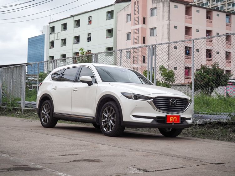 Mazda CX-8 2022 2.5 SP Exclusive Utility-car เบนซิน ไม่ติดแก๊ส เกียร์อัตโนมัติ ขาว รูปที่ 2