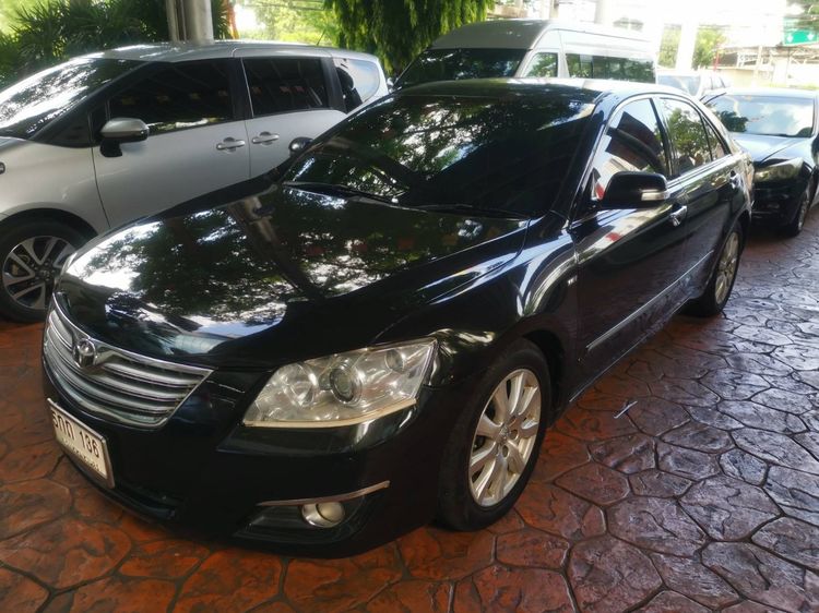 Toyota Camry 2007 2.4 V Sedan เบนซิน LPG เกียร์อัตโนมัติ ดำ รูปที่ 3