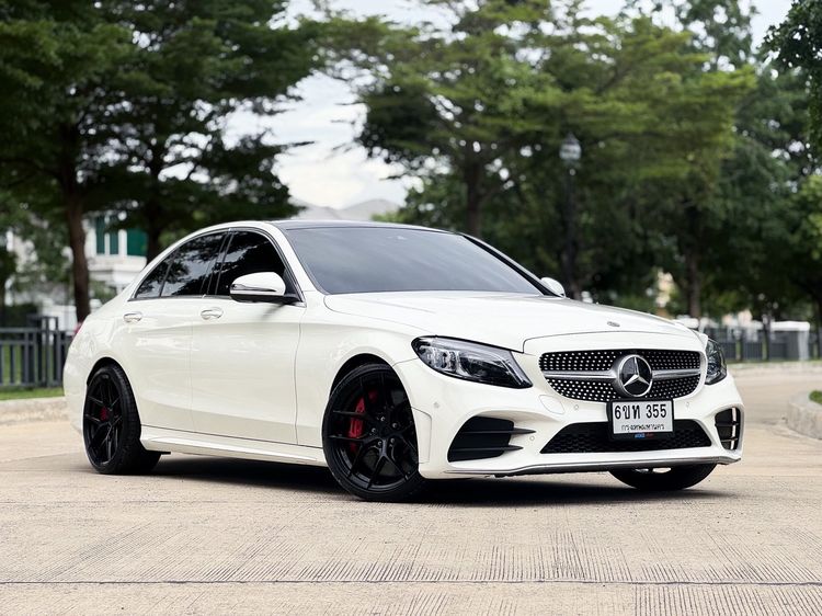 Mercedes-Benz C-Class 2022 C220 Sedan ดีเซล ไม่ติดแก๊ส เกียร์อัตโนมัติ ขาว รูปที่ 3