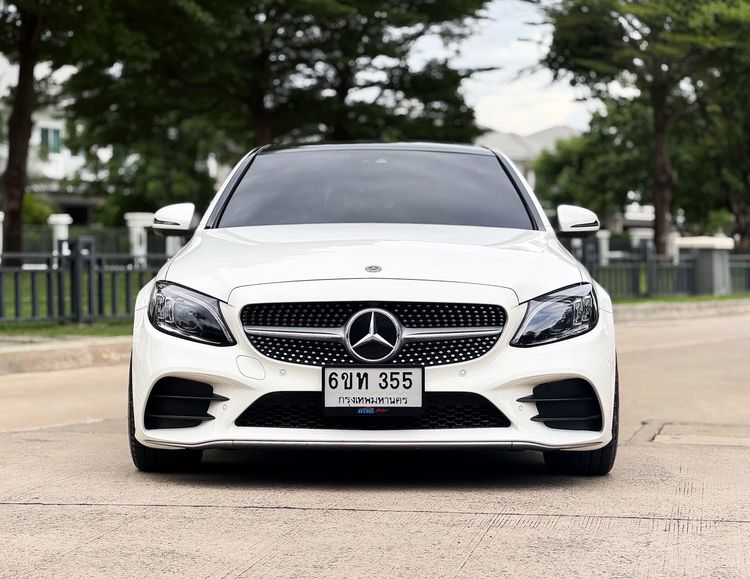 Mercedes-Benz C-Class 2022 C220 Sedan ดีเซล ไม่ติดแก๊ส เกียร์อัตโนมัติ ขาว รูปที่ 2