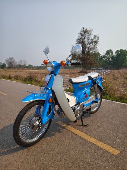 Honda C70 สีฟ้าครีม เอกสารครบ พร้อมโอน รูปที่ 5