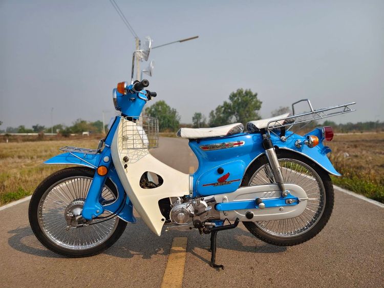 Honda C70 สีฟ้าครีม เอกสารครบ พร้อมโอน รูปที่ 3