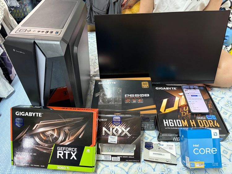 วินโดว์ 16 กิกะไบต์ ไม่ใช่ คอมเกมมิ่ง RTX 3060 Ti พร้อมจอ 165Hz ใช้งานน้อย