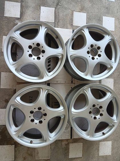 18" ล้อBenz W220 แท้ รุ่นTop 18นิ้ว Made in Germany Part no. A 220 401 03 02 ขนาด 8J x 18H2 ET44 ไม่คด ไม่ดุ้ง ไม่ร้าว ไม่เคยซ่อม ทั้งชุด4วง 