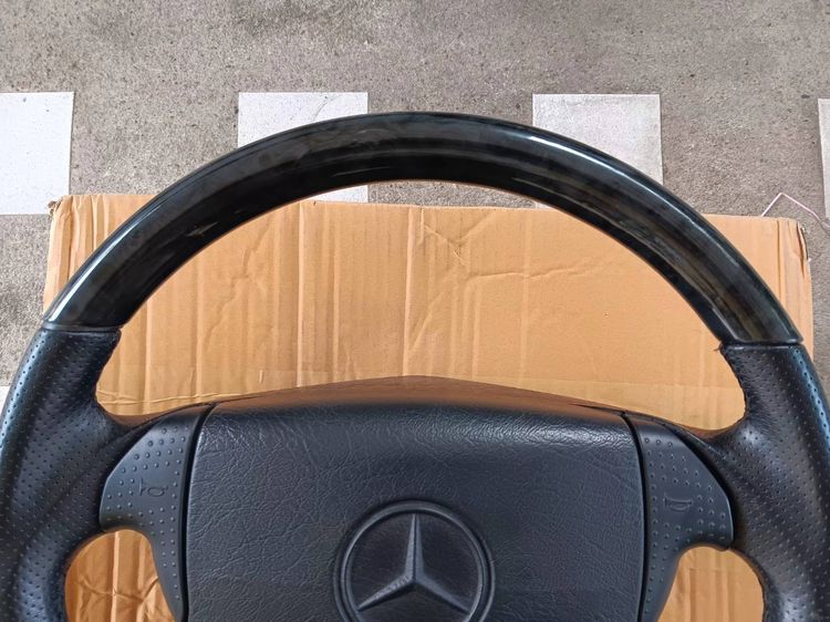 พวงมาลัยซาลาเปา Benz แท้ 15นิ้ว Made in Germany  พร้อม Airbag ของแท้ตรงรุ่น ใส่ W124  202  210  140  208  R129  etc. ราคา 10,500 บ.  รูปที่ 4