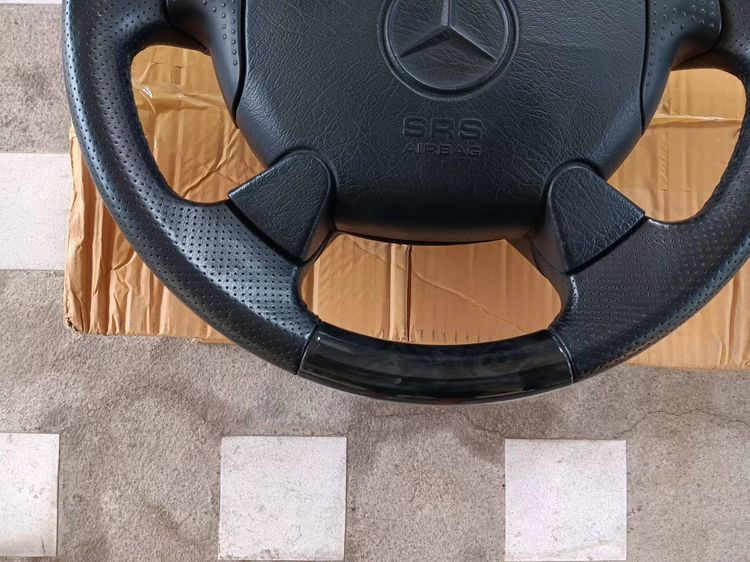 พวงมาลัยซาลาเปา Benz แท้ 15นิ้ว Made in Germany  พร้อม Airbag ของแท้ตรงรุ่น ใส่ W124  202  210  140  208  R129  etc. ราคา 10,500 บ.  รูปที่ 5