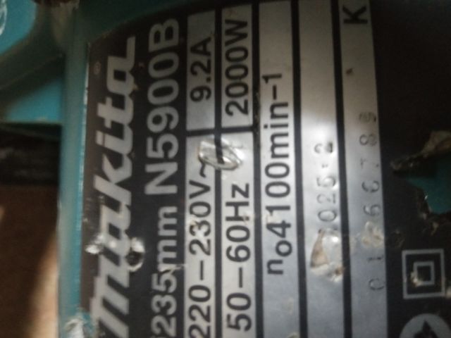 ขายเลื่อยวงเดือน 9 นิ้ว makita 1,400 บาท รูปที่ 4