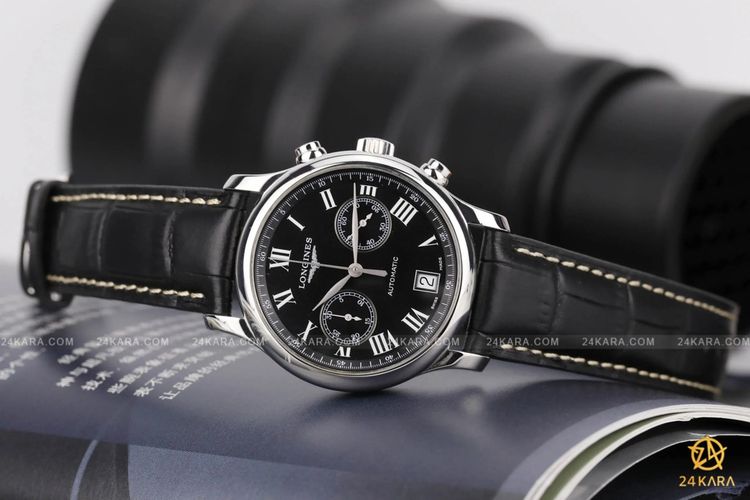 (ป้าย 1.1 แสน) Longines Master Collection Chronograph จับเวลา หน้าปัดดำ 38.5 มิล. รูปที่ 15