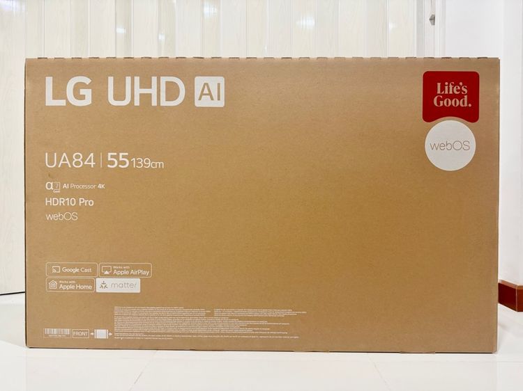 LG UHD 4K 55 นิ้ว มือ 1 Smart TV ประกันศูนย์ รุ่นใหม่ล่าสุดปี 2026 AI Processor Gen8 มี magic remote รูปที่ 2