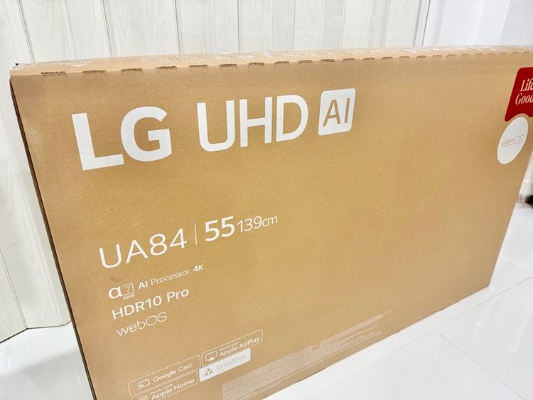 LG UHD 4K 55 นิ้ว มือ 1 Smart TV ประกันศูนย์ รุ่นใหม่ล่าสุดปี 2026 AI Processor Gen8 มี magic remote รูปที่ 3