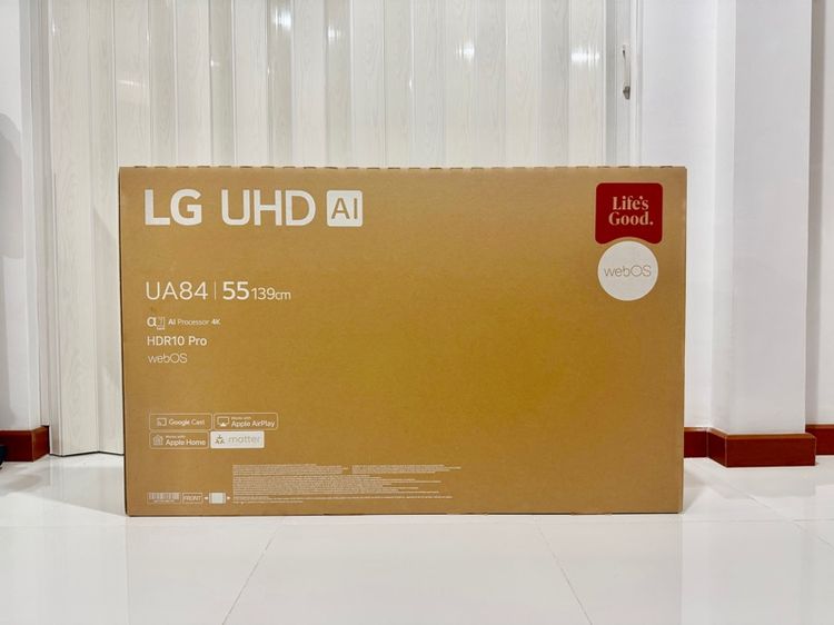 LG UHD 4K 55 นิ้ว มือ 1 Smart TV ประกันศูนย์ รุ่นใหม่ล่าสุดปี 2026 AI Processor Gen8 มี magic remote