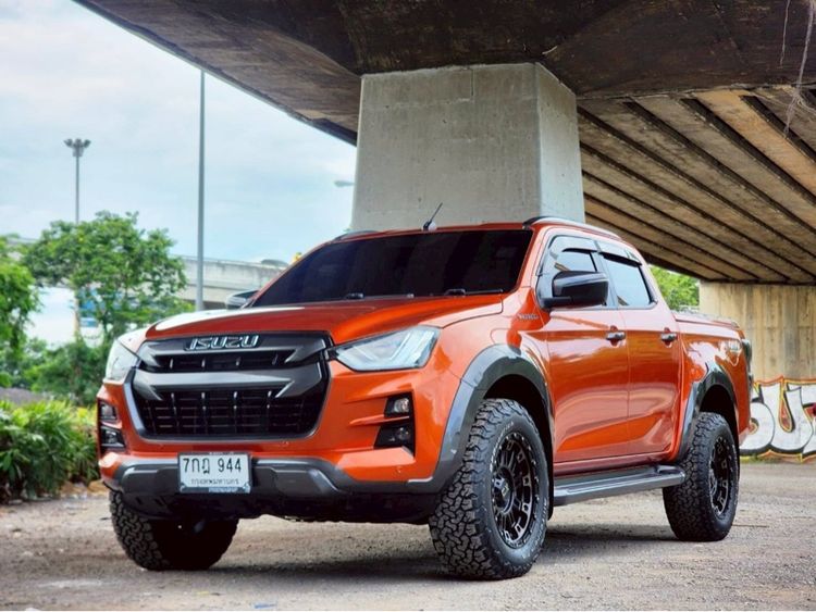 Isuzu D-MAX 2021 3.0 Vcross M 4WD Pickup ดีเซล ไม่ติดแก๊ส เกียร์อัตโนมัติ ส้ม รูปที่ 2