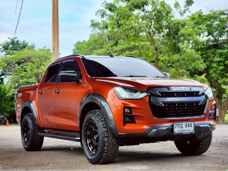 Isuzu D-MAX 2021 3.0 Vcross M 4WD Pickup ดีเซล ไม่ติดแก๊ส เกียร์อัตโนมัติ ส้ม รูปที่ 4