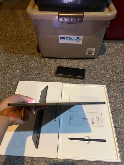 ขายSamsungTabS8Ultra5Gสีดำ128กิ๊กยกกล่องจอสวยกริปหายากสภาพสวยๆใช้งานดีถูกๆๆๆๆๆ รูปที่ 4