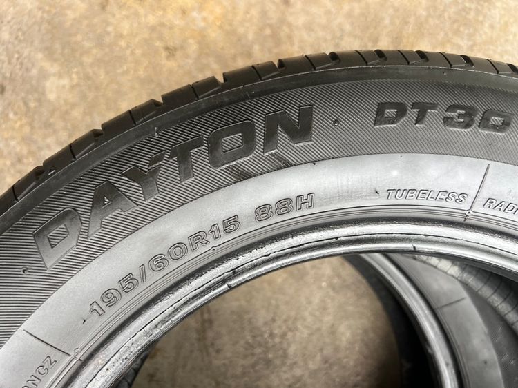 ยาง DAYTON 195 60 15 คู่ 800 บาท สภาพดี รูปที่ 5