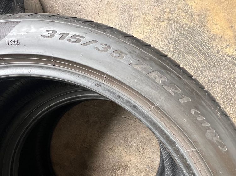 ยาง Pirelli PZero 315 35 21 ปี22 คู่ 2300 บาท สภาพดี รูปที่ 5