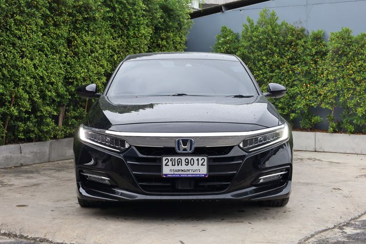 Honda Accord 2021 2.0 e:HEV EL+ Sedan ไฮบริด ไม่ติดแก๊ส เกียร์อัตโนมัติ ดำ รูปที่ 3