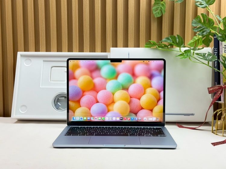 Macbook Pro 13 Inch แมค โอเอส 16 กิกะไบต์ อื่นๆ ใช่ MacBook Air 13.6-inch M4 2025 Ram16GB SSD256GB SkyBlue apple care 9 June 2026