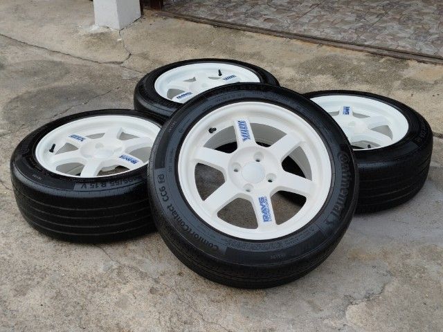 แม็กนีเซียมอัลลอย 15" RAYS te37 ขอบ 15