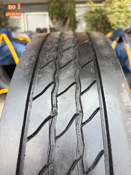 ยางเก่า บรรทุก BS 750r16 radial รุ่นr156 เป็นยางแกะดอก ปี21 และ 24 รูปที่ 3