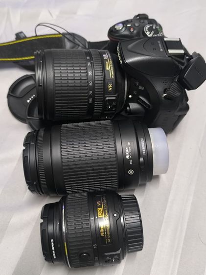 Nikon D5200 พร้อมเลนส์ 3 ตัว ครบทุกระยะ ใช้งานได้ทันที