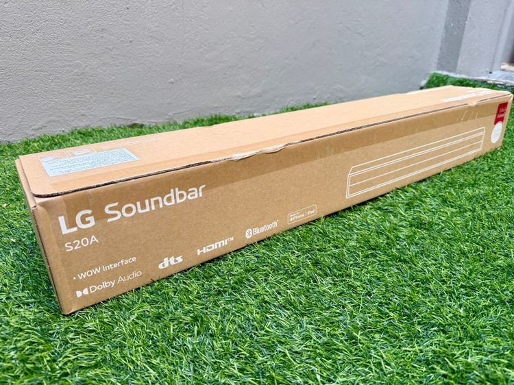 ซาวด์บาร์ ลำโพงแยกชิ้น และซับวูฟเฟอร์ Soundbar LG มือ 1 ของใหม่ รุ่น S20A 50W รุ่นใหม่ผลิต 2026 ประกันศูนย์ LG Bluetooth HDMI Dolby Audio
