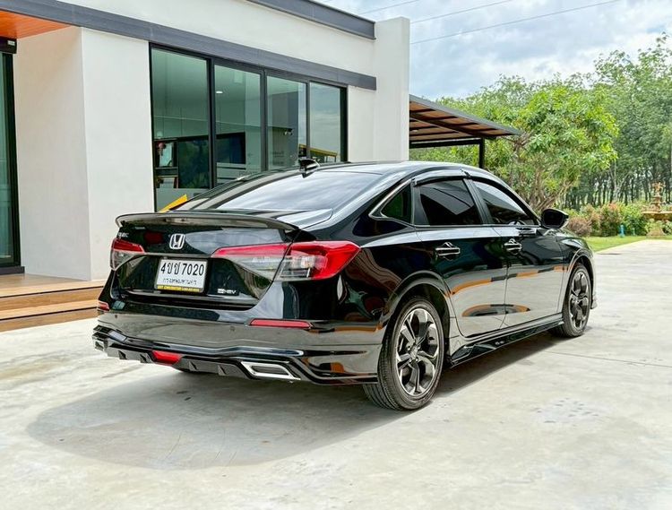 Honda Civic 2023 2.0 eHEV EL+ Sedan ไฮบริด ไม่ติดแก๊ส เกียร์อัตโนมัติ ดำ รูปที่ 4