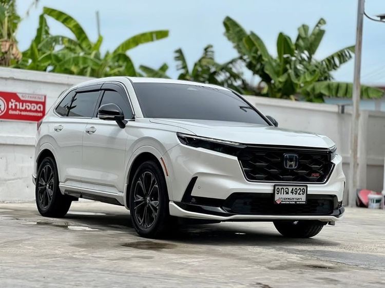 Honda CR-V 2023 2.0 eHEV RS 4WD Utility-car ไฮบริด ไม่ติดแก๊ส เกียร์อัตโนมัติ ขาว รูปที่ 3