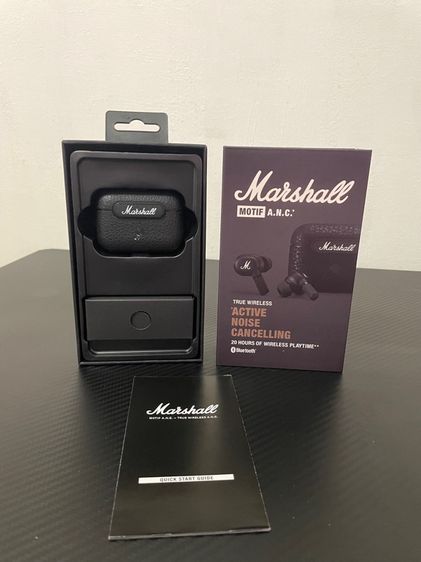 หูฟังบลูทูธ มาแชล มือ1 ซื้อมา 1800 ขายต่อ 550 พร้อมกล่อง ไม่มีตำหนิ 