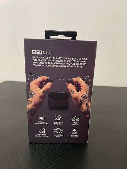 หูฟังบลูทูธ มาแชล มือ1 ซื้อมา 1800 ขายต่อ 550 พร้อมกล่อง ไม่มีตำหนิ  รูปที่ 9
