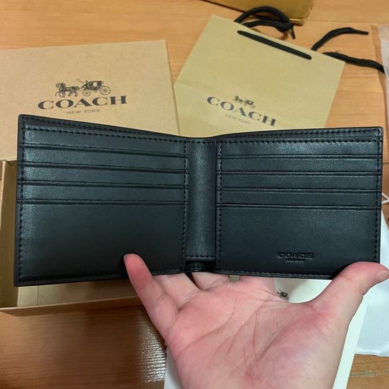 กระเป๋าตัง coach ของแท้ มือ1 ซื้อมา 3300 ขายต่อ 1290 ได้ทั้ง2ใบ พร้อมกล่อง ถุงกระดาษ ถุงผ้า ใบเสร็จสินค้า  รูปที่ 6