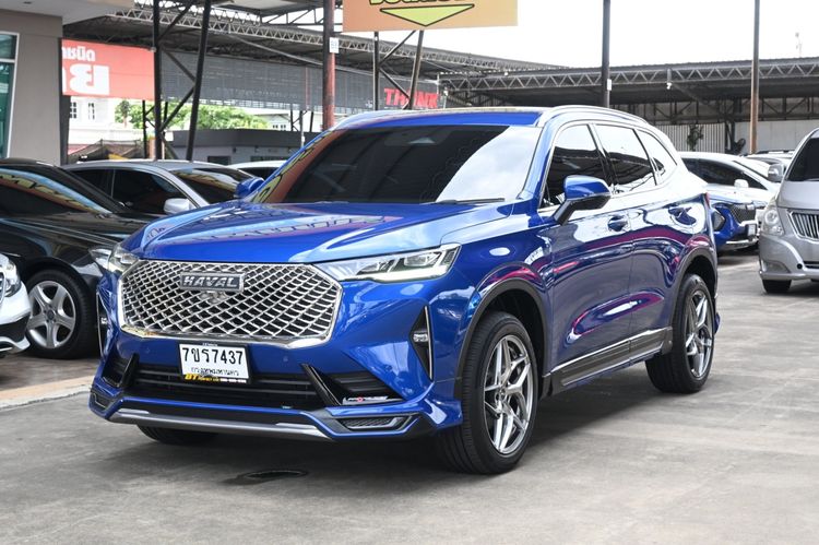 รถ GWM Haval H6 1.5 Hybrid Ultra สี น้ำเงิน