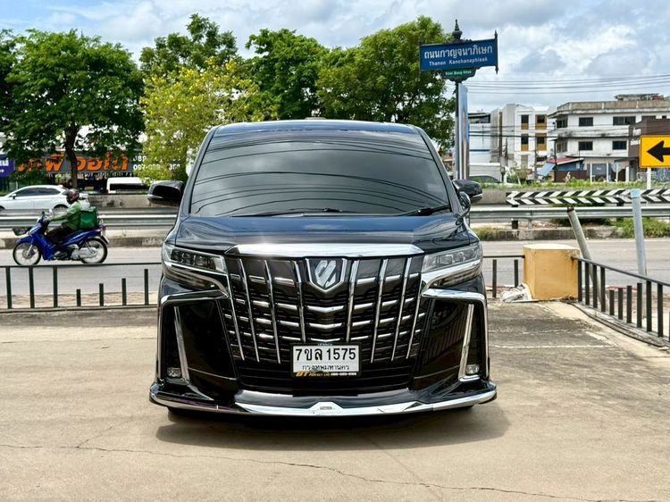 Toyota Alphard 2021 2.5 SC Utility-car เบนซิน ไม่ติดแก๊ส เกียร์อัตโนมัติ ดำ รูปที่ 2