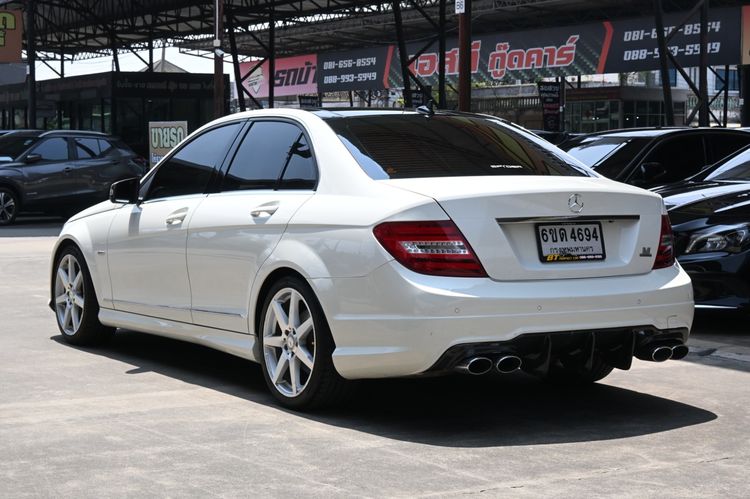 Mercedes-Benz C-Class 2012 C180 Sedan เบนซิน ไม่ติดแก๊ส เกียร์อัตโนมัติ ขาว รูปที่ 3
