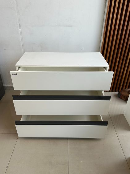 ตู้เก็บของ 3 ลิ้นชัก แบรนด์ INDEX โครงไม้ MDF สีขาว รูปที่ 6