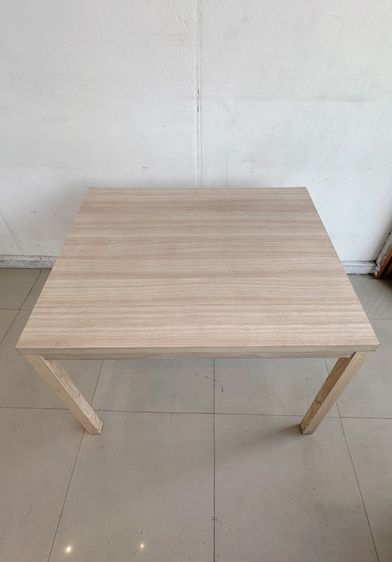 โต๊ะทานอาหาร ท็อปไม้ MDF ปิดผิวลามิเนตสีบีชลายไม้ รูปที่ 5