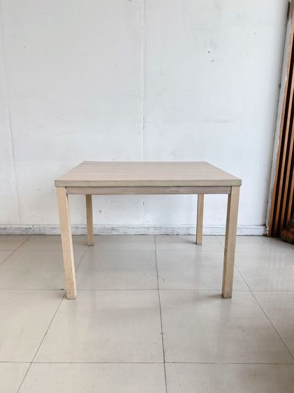 อื่นๆ เนื้อ โต๊ะทานอาหาร ท็อปไม้ MDF ปิดผิวลามิเนตสีบีชลายไม้