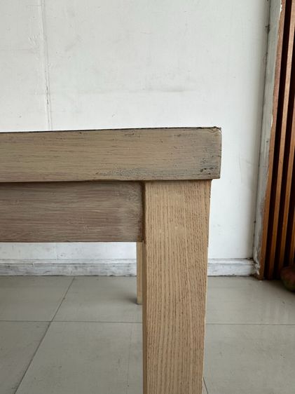 โต๊ะทานอาหาร ท็อปไม้ MDF ปิดผิวลามิเนตสีบีชลายไม้ รูปที่ 7