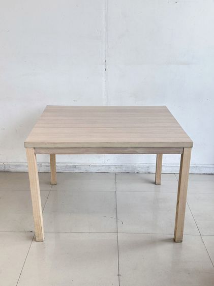 โต๊ะทานอาหาร ท็อปไม้ MDF ปิดผิวลามิเนตสีบีชลายไม้ รูปที่ 2