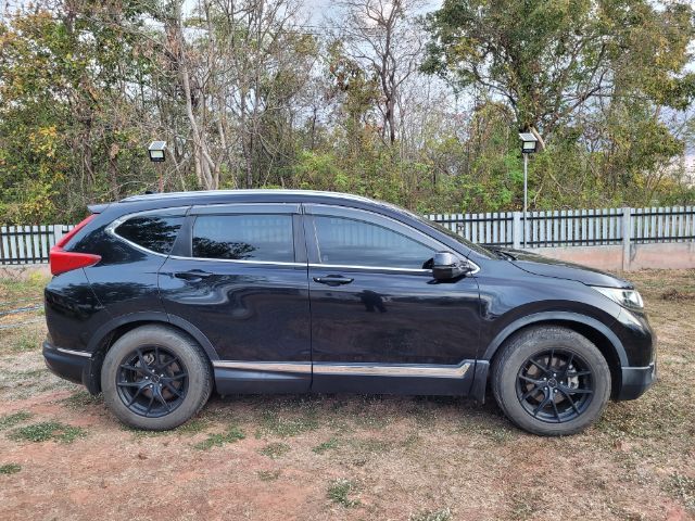 Honda CR-V 2018 2.4 E 2WD เบนซิน เกียร์อัตโนมัติ ดำ รูปที่ 4