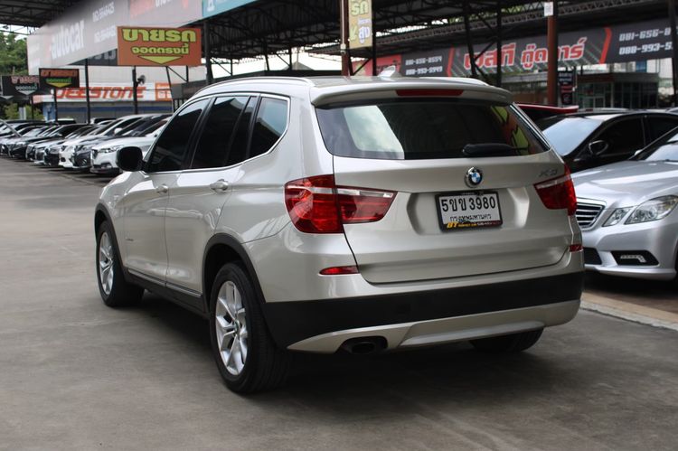 BMW X3 2013 2.0 xDrive20d Highline 4WD Utility-car ดีเซล ไม่ติดแก๊ส เกียร์อัตโนมัติ น้ำตาล รูปที่ 4