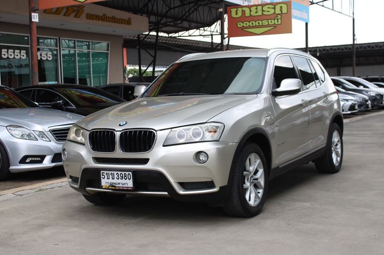 รถ BMW X3 2.0 xDrive20d Highline 4WD สี น้ำตาล