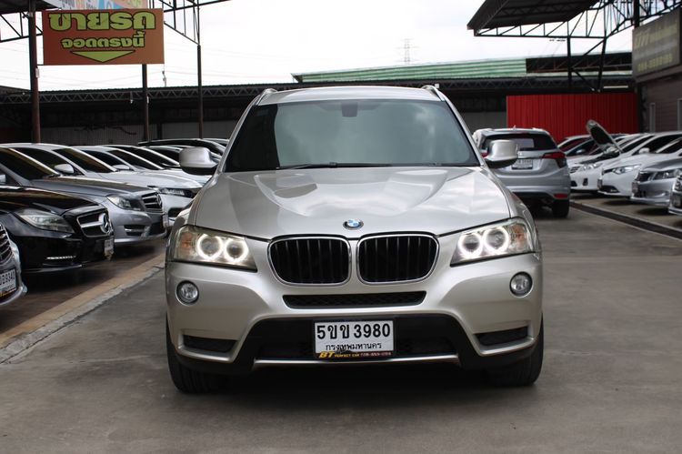 BMW X3 2013 2.0 xDrive20d Highline 4WD Utility-car ดีเซล ไม่ติดแก๊ส เกียร์อัตโนมัติ น้ำตาล รูปที่ 2