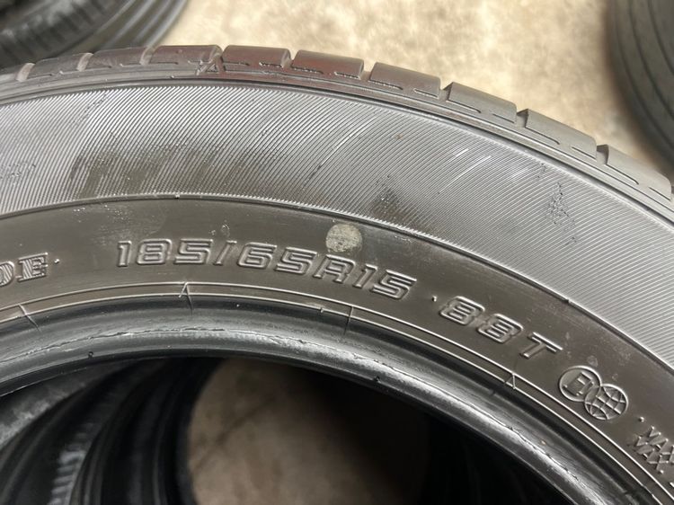 ยาง Dunlop Ec300 185 65 15 เส้น 400 บาท สภาพดี รูปที่ 4