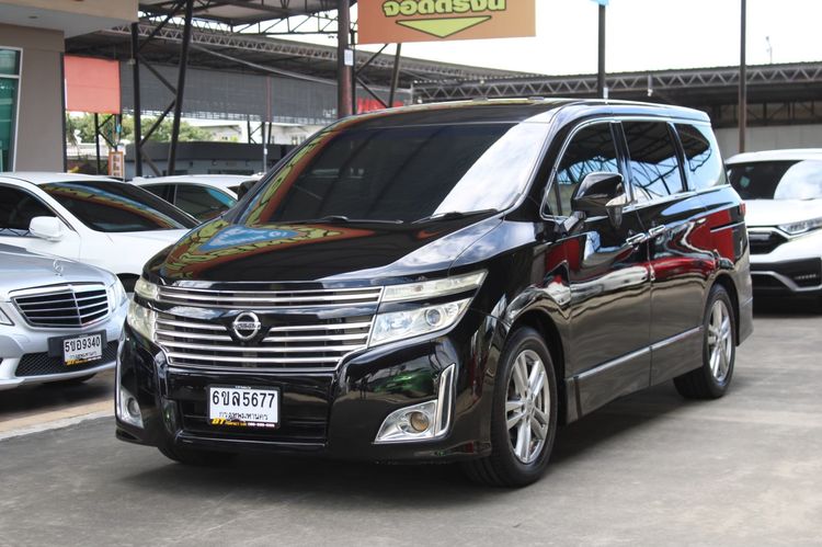 รถ Nissan Elgrand 2.5 High Way Star สี ดำ