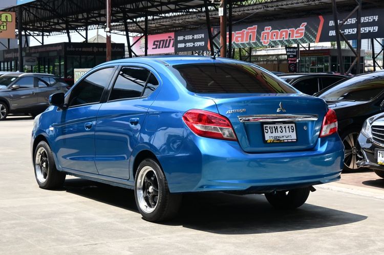 Mitsubishi Attrage 2018 1.2 GLX Sedan เบนซิน ไม่ติดแก๊ส เกียร์อัตโนมัติ ฟ้า รูปที่ 3