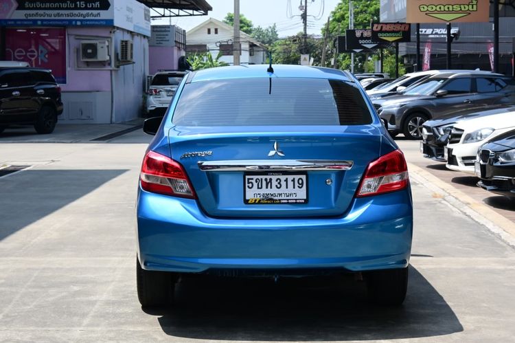 Mitsubishi Attrage 2018 1.2 GLX Sedan เบนซิน ไม่ติดแก๊ส เกียร์อัตโนมัติ ฟ้า รูปที่ 4