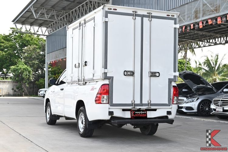 Toyota Hilux Revo 2021 2.4 Entry Pickup ดีเซล ไม่ติดแก๊ส เกียร์ธรรมดา ขาว รูปที่ 3
